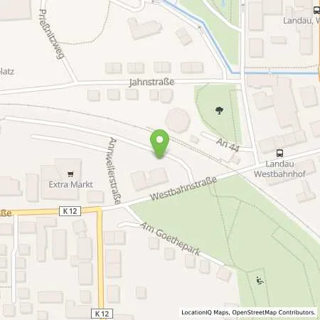 Standortübersicht der Tankstelle EnergieSüdwest AG in 76829 Landau