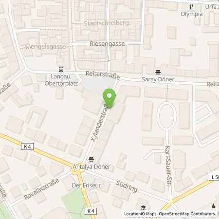 Standortübersicht der Tankstelle EnergieSüdwest AG in 76829 Landau