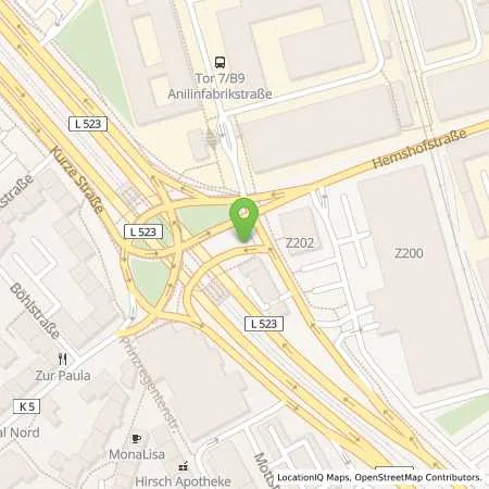 Standortübersicht der Tankstelle Technische Werke Ludwigshafen AG in 67063 Ludwigshafen