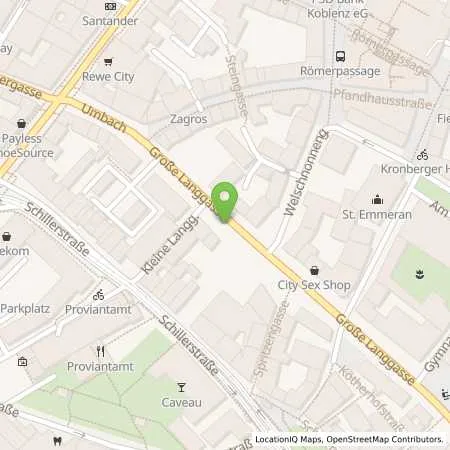 Standortübersicht der Tankstelle Mainzer Stadtwerke AG in 55116 Mainz