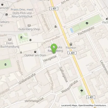 Standortübersicht der Tankstelle Mainzer Stadtwerke AG in 55116 Mainz