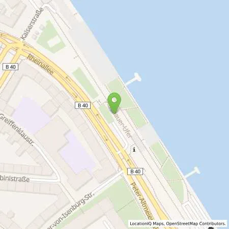 Standortübersicht der Tankstelle Mainzer Stadtwerke AG in 55116 Mainz