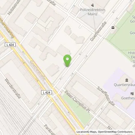 Standortübersicht der Tankstelle Mainzer Stadtwerke AG in 55118 Mainz