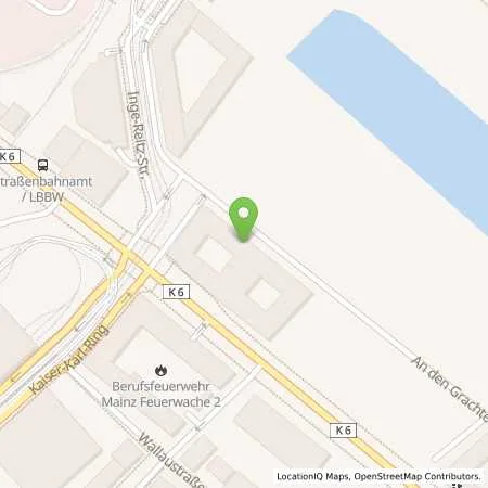 Standortübersicht der Tankstelle Mainzer Stadtwerke AG in 55118 Mainz