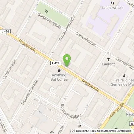 Standortübersicht der Tankstelle Mainzer Stadtwerke AG in 55118 Mainz