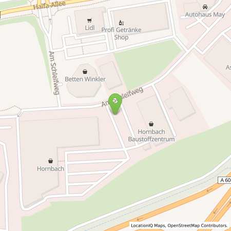 Standortübersicht der Strom (Elektro) Tankstelle: Pfalzwerke AG in 55128, Mainz