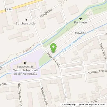 Standortübersicht der Tankstelle Stadtwerke Neustadt an der Weinstraße GmbH in 67433 Neustadt an der Weinstraße