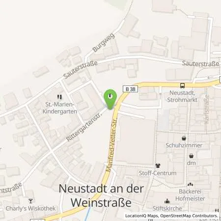 Standortübersicht der Tankstelle Stadtwerke Neustadt an der Weinstraße GmbH in 67433 Neustadt