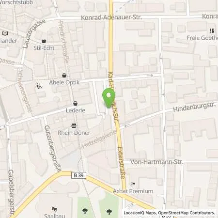 Standortübersicht der Tankstelle Stadtwerke Neustadt an der Weinstraße GmbH in 67433 Neustadt