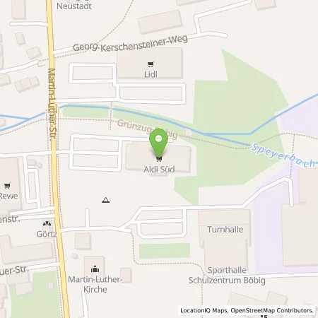 Standortübersicht der Tankstelle ALDI SÜD in 67433 Neustadt an der Weinstraße