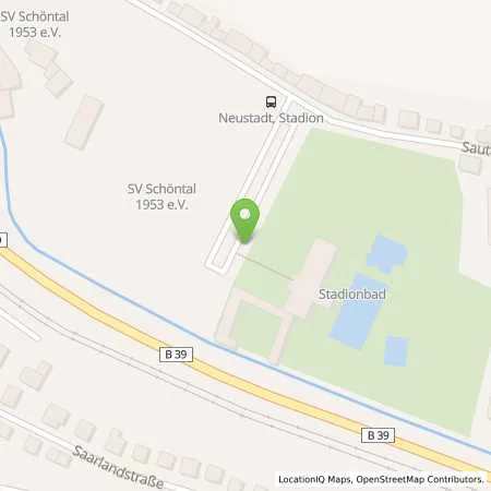 Standortübersicht der Tankstelle Stadtwerke Neustadt an der Weinstraße GmbH in 67434 Neustadt