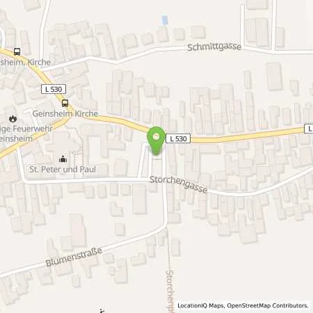 Standortübersicht der Tankstelle Stadtwerke Neustadt an der Weinstraße GmbH in 67435 Geinsheim