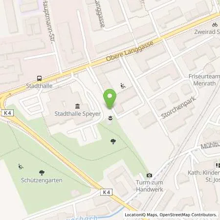 Standortübersicht der Tankstelle Stadtwerke Speyer GmbH in 67346 Speyer