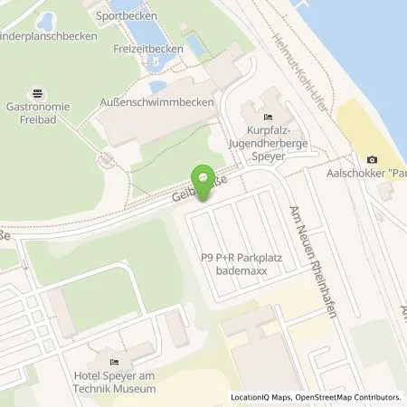 Standortübersicht der Tankstelle Stadtwerke Speyer GmbH in 67346 Speyer