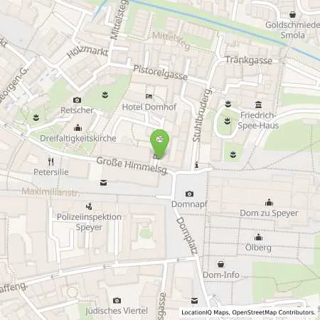 Standortübersicht der Tankstelle Stadtwerke Speyer GmbH in 67346 Speyer