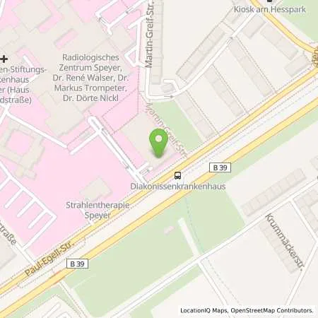 Standortübersicht der Tankstelle Stadtwerke Speyer GmbH in 67346 Speyer