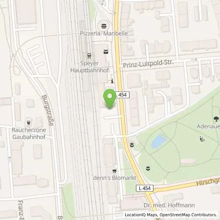 Standortübersicht der Tankstelle Stadtwerke Speyer GmbH in 67346 Speyer