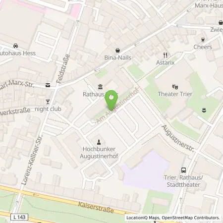 Standortübersicht der Tankstelle SWT Parken GmbH in 54290 Trier