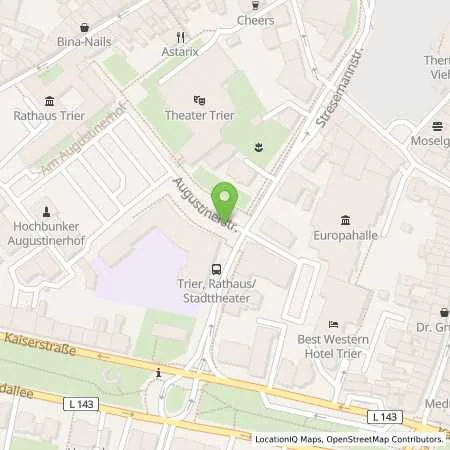 Standortübersicht der Tankstelle SWT Parken GmbH in 54290 Trier