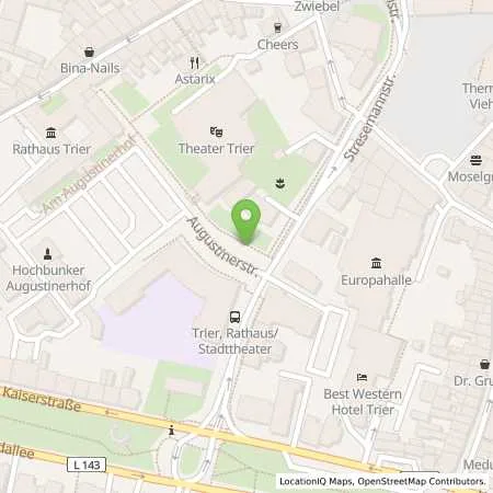 Standortübersicht der Tankstelle SWT Parken GmbH in 54291 Trier