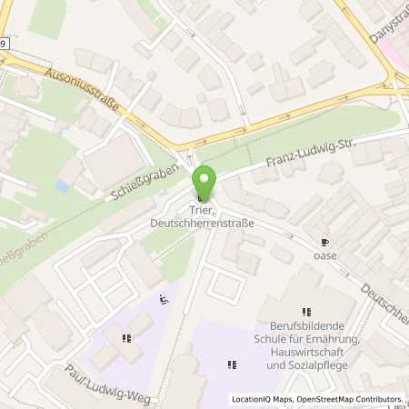 Standortübersicht der Tankstelle SWT Parken GmbH in 54291 Trier