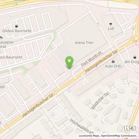 Standortübersicht der Tankstelle SWT Parken GmbH in 54293 Trier