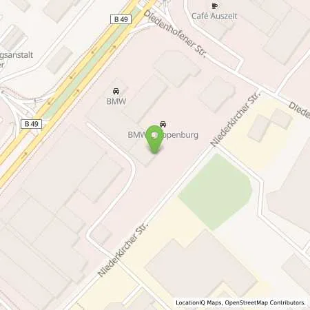 Standortübersicht der Tankstelle Cloppenburg GmbH in 54294 Trier