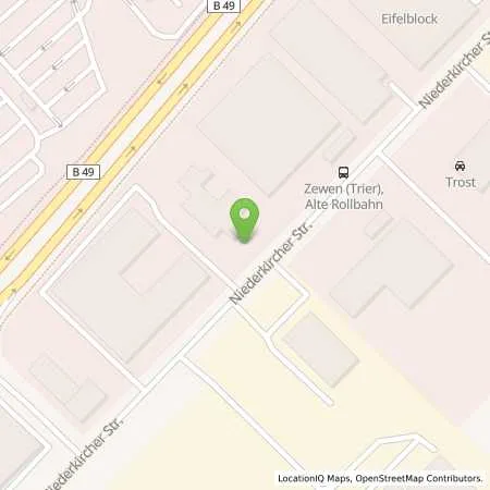 Standortübersicht der Tankstelle Swarco Traffic Systems GmbH in 54294 Trier