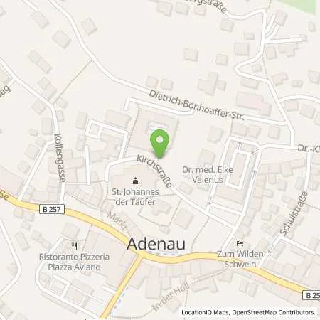 Standortübersicht der Tankstelle innogy SE in 53518 Adenau