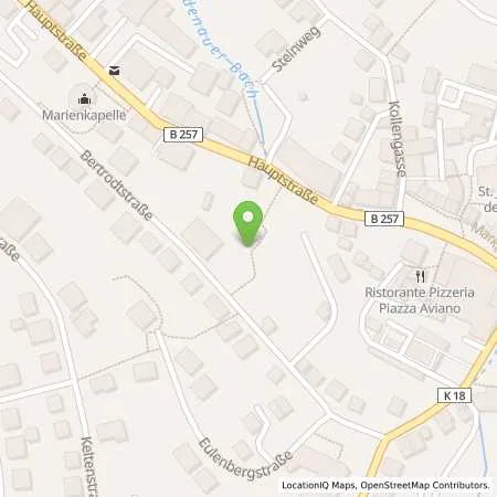 Standortübersicht der Tankstelle innogy eMobility Solutions GmbH in 53518 Adenau