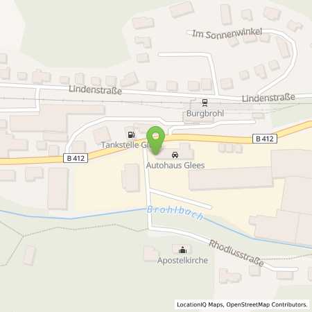Standortübersicht der Strom (Elektro) Tankstelle: Autohaus Glees GmbH in 56659, Burgbrohl