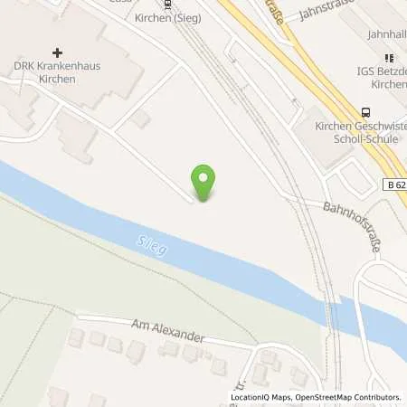 Standortübersicht der Tankstelle EAM Netz GmbH in 57548 Kirchen