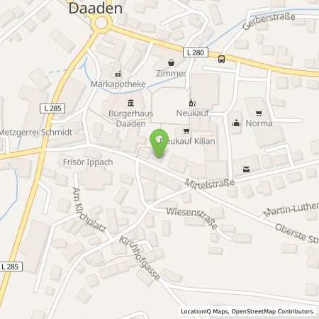 Standortübersicht der Tankstelle Hotel Gasthof Koch GmbH & Co. KG in 57567 Daaden