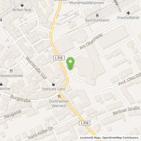 Standortübersicht der Tankstelle Stadtwerke Bad Dürkheim GmbH in 67098 Bad Dürkheim