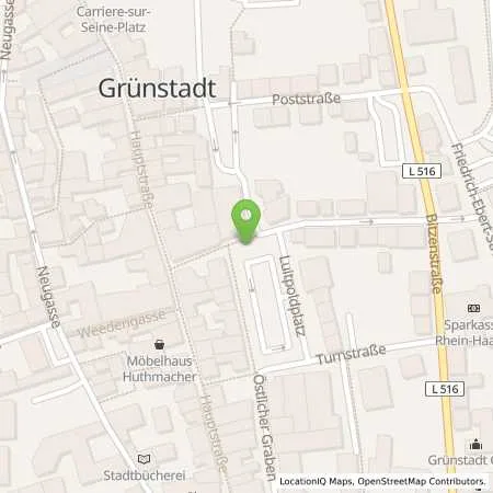 Standortübersicht der Tankstelle Stadtwerke Grünstadt GmbH in 67269 Grünstadt