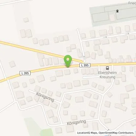 Standortübersicht der Tankstelle Pfalzwerke AG in 67280 Ebertsheim