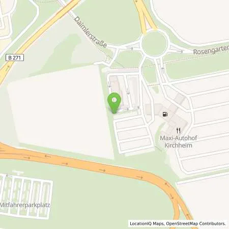 Standortübersicht der Tankstelle Allego GmbH in 67281 Kirchheim