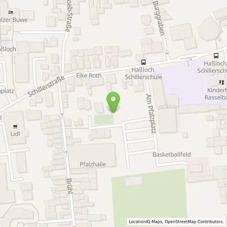 Standortübersicht der Tankstelle Gemeindewerke Haßloch GmbH in 67454 Haßloch
