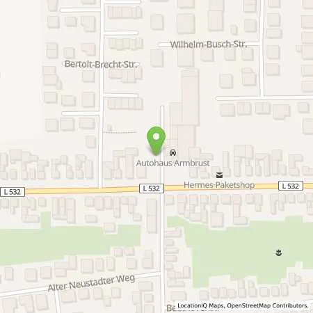 Standortübersicht der Tankstelle Gemeindewerke Haßloch GmbH in 67454 Haßloch