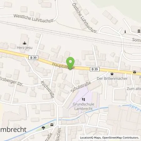 Standortübersicht der Tankstelle Stadtwerke Lambrecht (Pfalz) GmbH in 67466 Lambrecht (Pfalz)