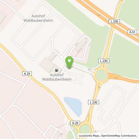 Standortübersicht der Strom (Elektro) Tankstelle: Allego GmbH in 55444, Waldlaubersheim