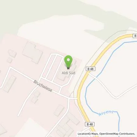 Standortübersicht der Tankstelle ALDI SÜD in 55585 Altenbamberg