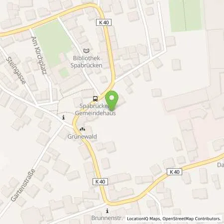 Standortübersicht der Tankstelle innogy SE in 55595 Spabrücken