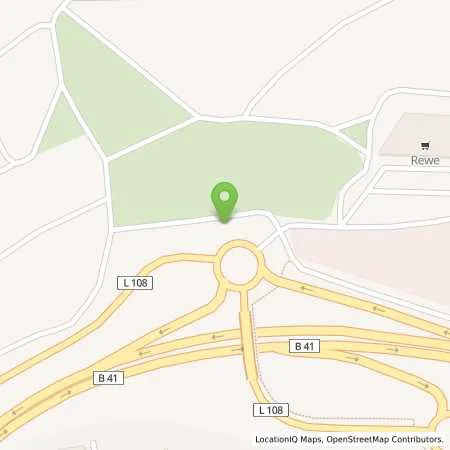 Standortübersicht der Tankstelle innogy SE in 55596 Waldböckelheim