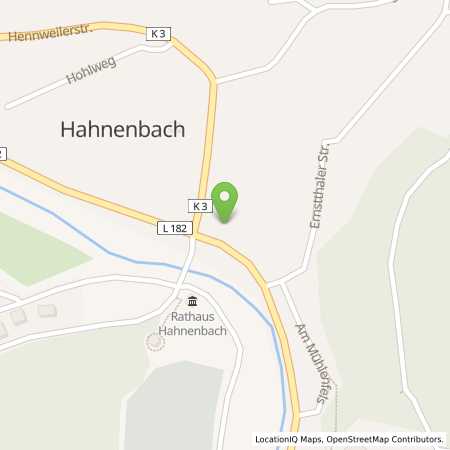 Standortübersicht der Strom (Elektro) Tankstelle: innogy SE in 55606, Hahnenbach