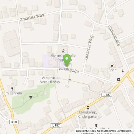 Standortübersicht der Tankstelle innogy SE in 54472 Longkamp
