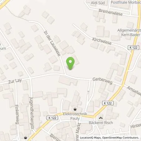 Standortübersicht der Tankstelle RegioGrünStrom GmbH & Co. KG in 54497 Morbach