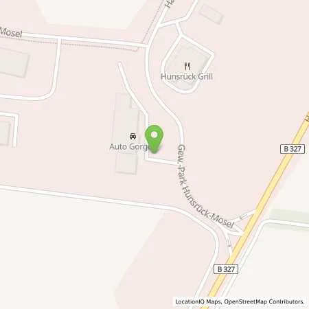 Standortübersicht der Tankstelle Auto Gorges GmbH in 54497 Morbach