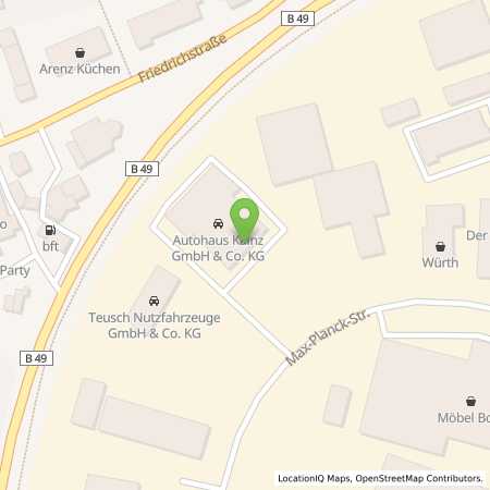 Standortübersicht der Strom (Elektro) Tankstelle: Autohaus Kainz GmbH & Co. KG in 54516, Wittlich