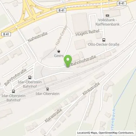 Standortübersicht der Tankstelle OIE AG in 55743 Idar-Oberstein